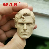 16 man head carving unpainted head sculpt model for 12 inch male body