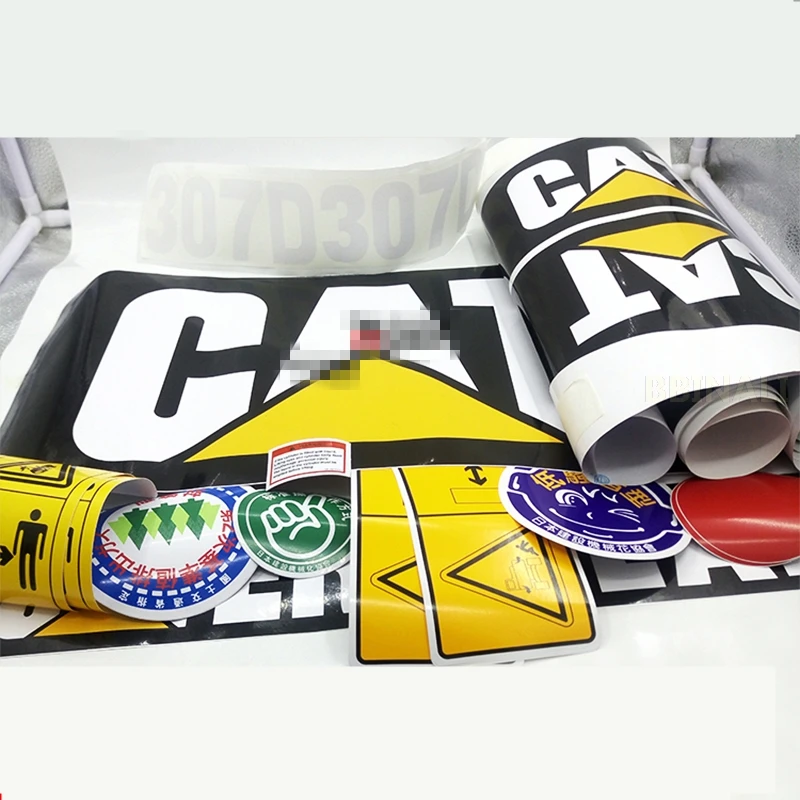 Стикер для экскаватора CATERPILLAR 307D 312D 315D 320D 330D 336D полный стикер экскаватор