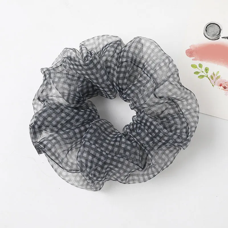 Новинка 2020 года мягкая эластичная резинка для волос из органзы милая прически