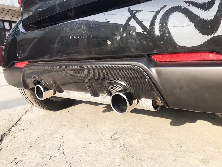 

High quality automotive exhaust system double out tail pipe for Smart fortwo W453 2015-2019 car rear bumper exhaust pipe