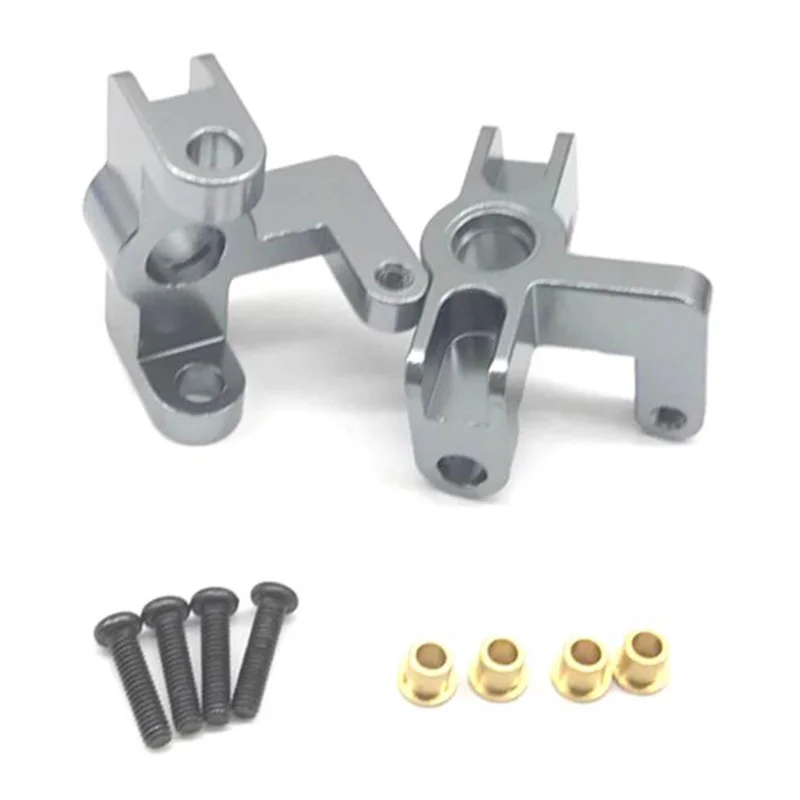 

Metal Steering Swing Arm Base C Rear Hub Seat Assembly Upgrade Parts for Wltoys 144001 1/14 RC Car,Grey