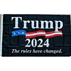 Трамп 2024 90x150 см, флаг страны Дональд Трамп для президента 2024, большой флаг спасения Америки 3x5 футов с Люверсами