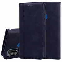 m31 fashion pu leather flip case for samsung galaxy m31 mobile phone protection bag magnetic suction cover