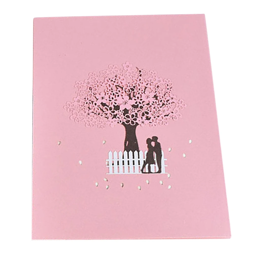 

Valentines Day 3D Blossom Pop-Up Card Cherry Blossom Pop-Up Greeting Card Christmas Wedding Birthday Anniversary Greeting Card
