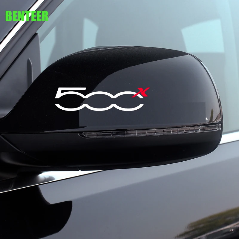 2 шт. стикер зеркала заднего вида для fiat 500x