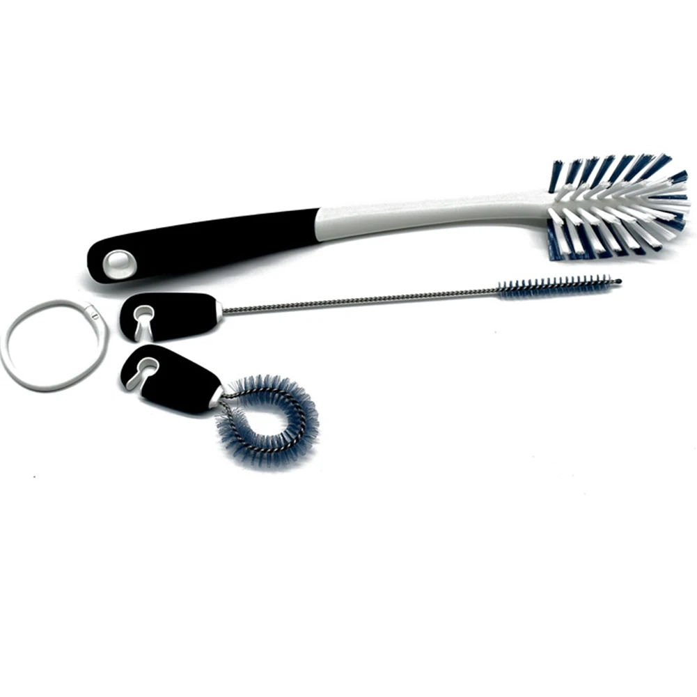 

3pcs Nylon Bristles Mugs Multipurpose Flask Water Bottle Detail Cleaner Portable Straw Brush Travel Cleaning Brush