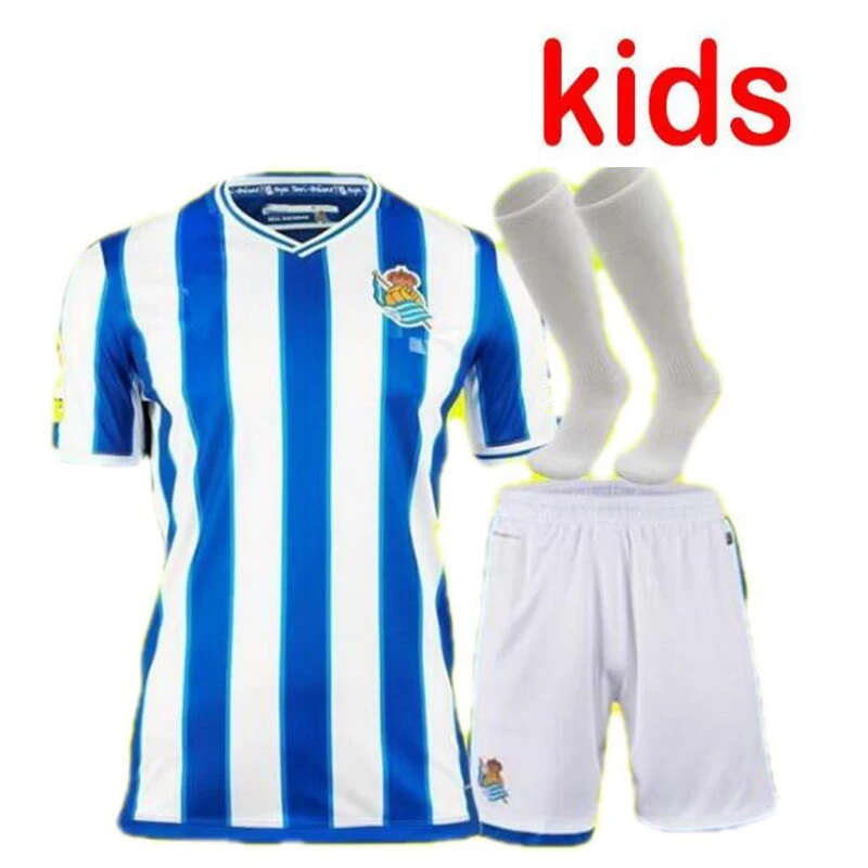 

20 21 For Real Sociedad Casual Shirt 2020 2021 Portu Merino OYARZABAL WILLIAN J Kids Kit Camisetas De Futbol Shirts