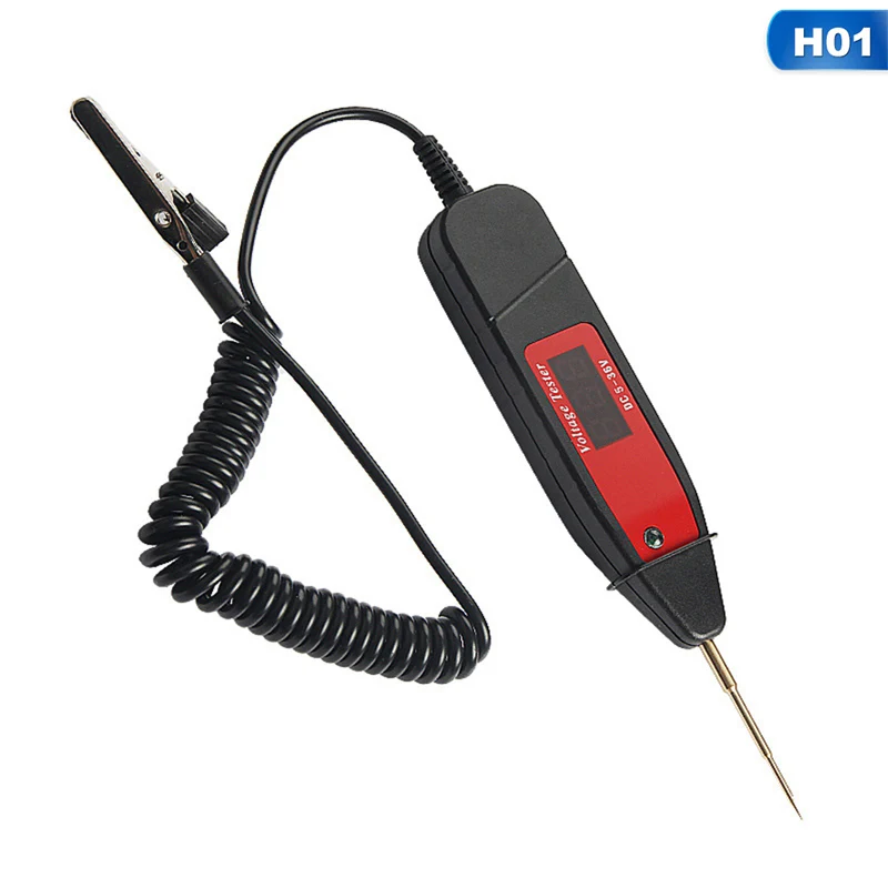 

Universal 5-36V Car Digital LCD Voltage Test Pen Professional Car Tester Pencil Tester with LED Light Automotive Diagnostic Tool