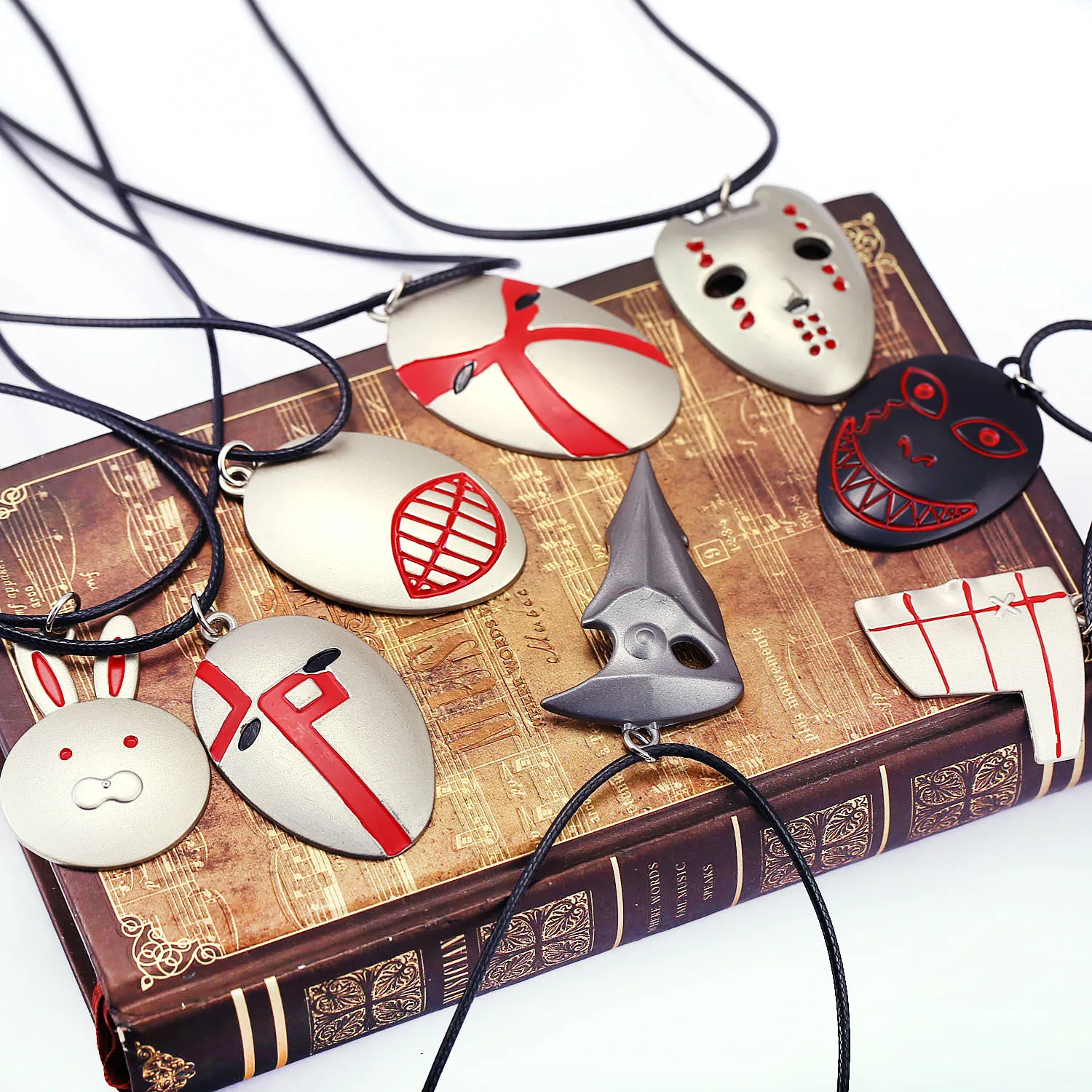 Ожерелье из аниме Токийский Гуль Мужская металлическая маска фигурка тоука