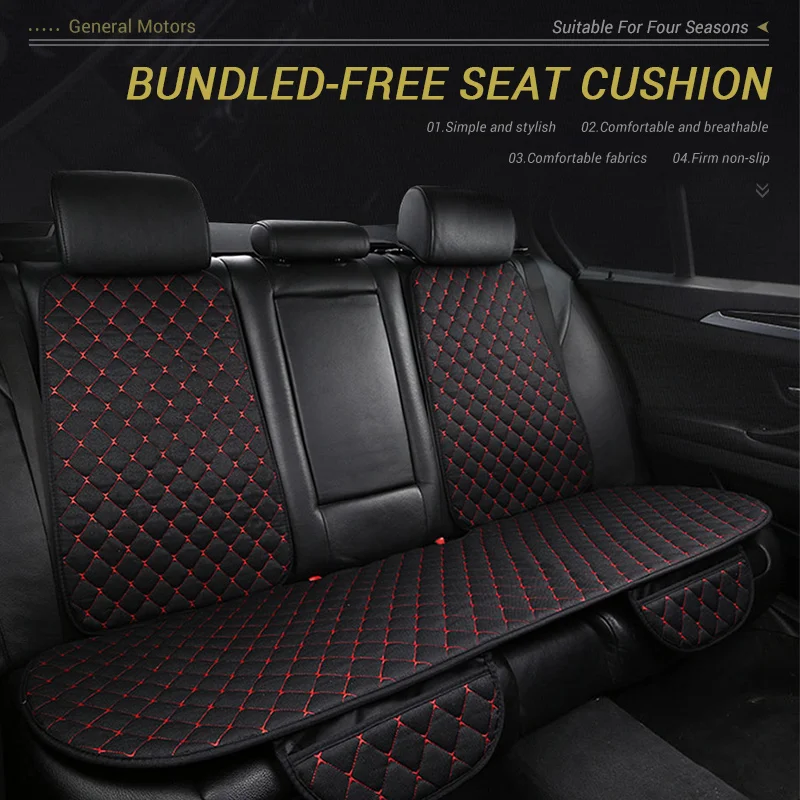 Чехлы Льняные для автомобильных сидений с подушками на шею универсальные