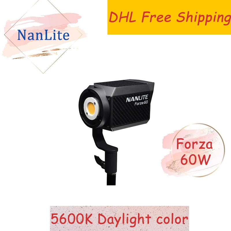 Nanlite Forza 60 Светодиодный Monolight 5600K светодиодный свет, 6732 люмен выход фотостудия-Forza 60 Светодиодный vs aputure свет