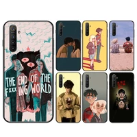 end fing fxxxing world art silicone cover for oppo reno 4 3 pro 10x zoom 2 z f realme ace c2 x2 pro 5g phone case
