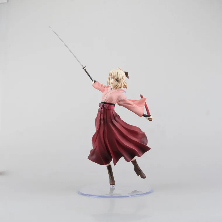 Экшн-фигурки из игры Fate Grand Order фигурки Okita Souji Cherry Sakura Saber Коллекционная модель ПВХ