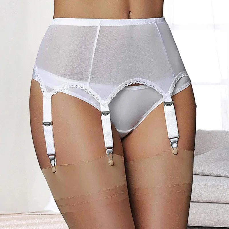 

Vintage Summer New Women Sexy Sheer Garter Belt Over the Knee Thigh High Stockings Lace Suspender Garters Fashion Plus Size