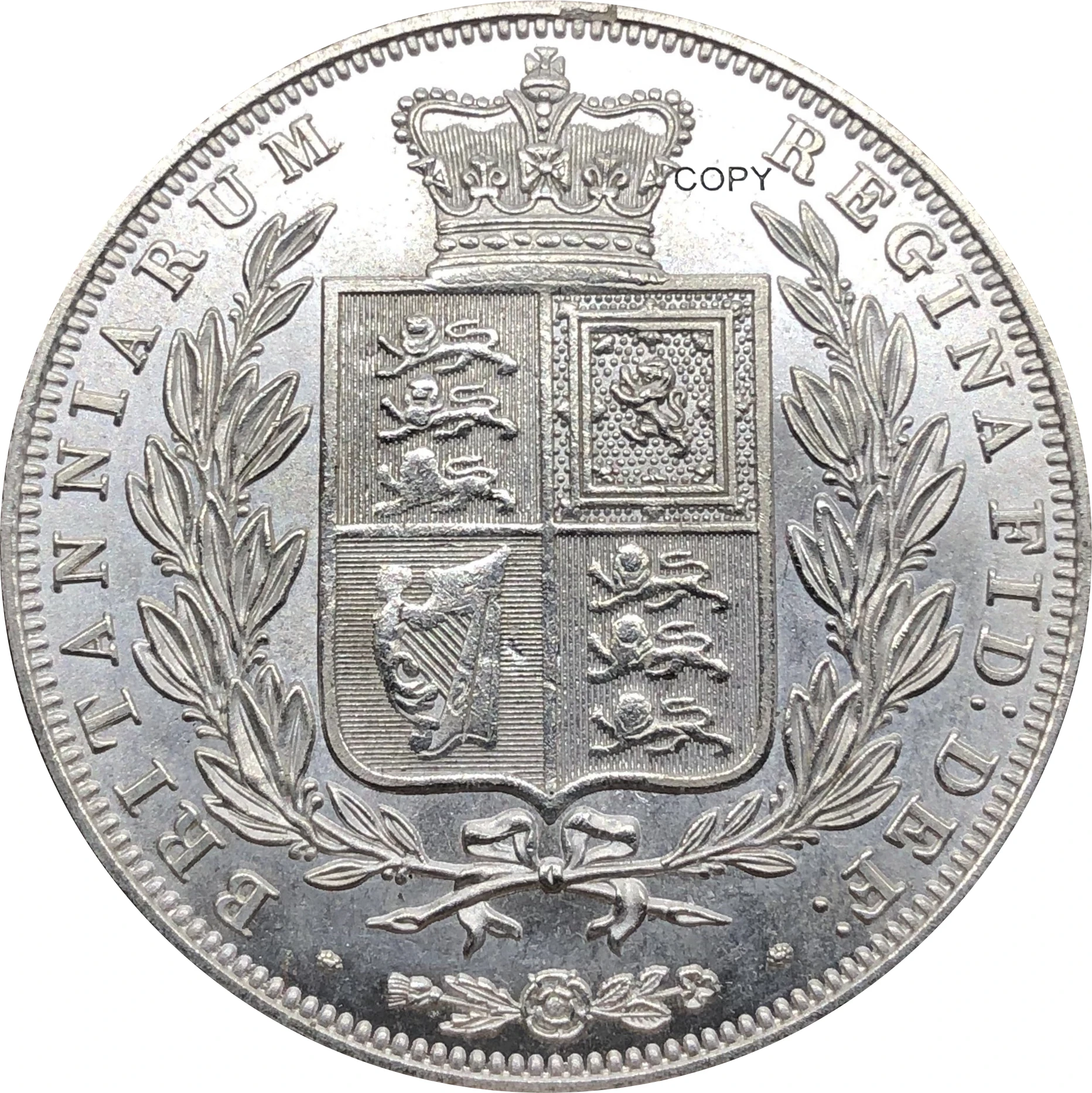 Британская Корона 1848 король Джордж VI английский Лондон Серебряная королевская