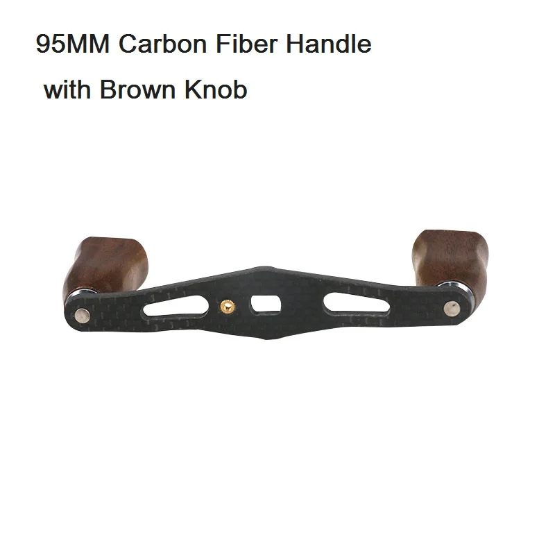 Металлическая Рыболовная катушка из углеродного волокна ручка с деревянными