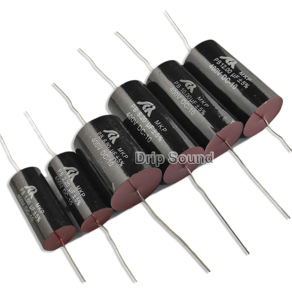 2pcs 3 мкФ 22 400V Высокочастотный динамик кроссовер с делителем частоты Polypropylene