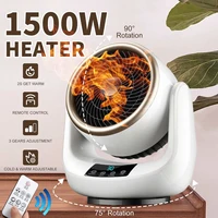 1500w mini portable electric heater desktop heating warm air heater 3gears adjustable home office bathroom radiator warmer fan