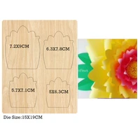 3d effect flower steel rule cutting dies stencil template for diy scrapbook album paper card craft 234