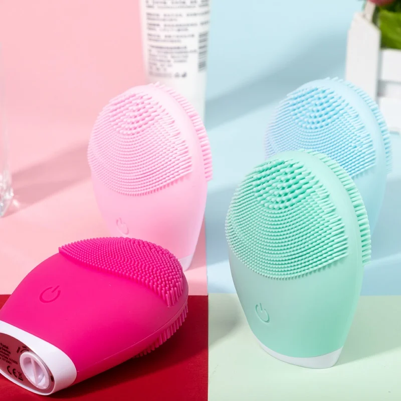 

Electric Facial Silicone Face Cleansing Brush Deep Pore Facial Washer Blackhead Remover Skin Care Face Cleanser