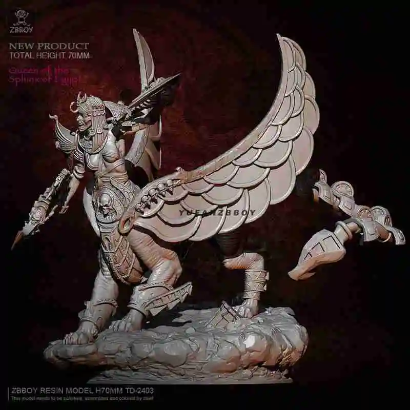 

80mm Resin Model Model Kit Queen Self-assembly Td-2403 G1H5