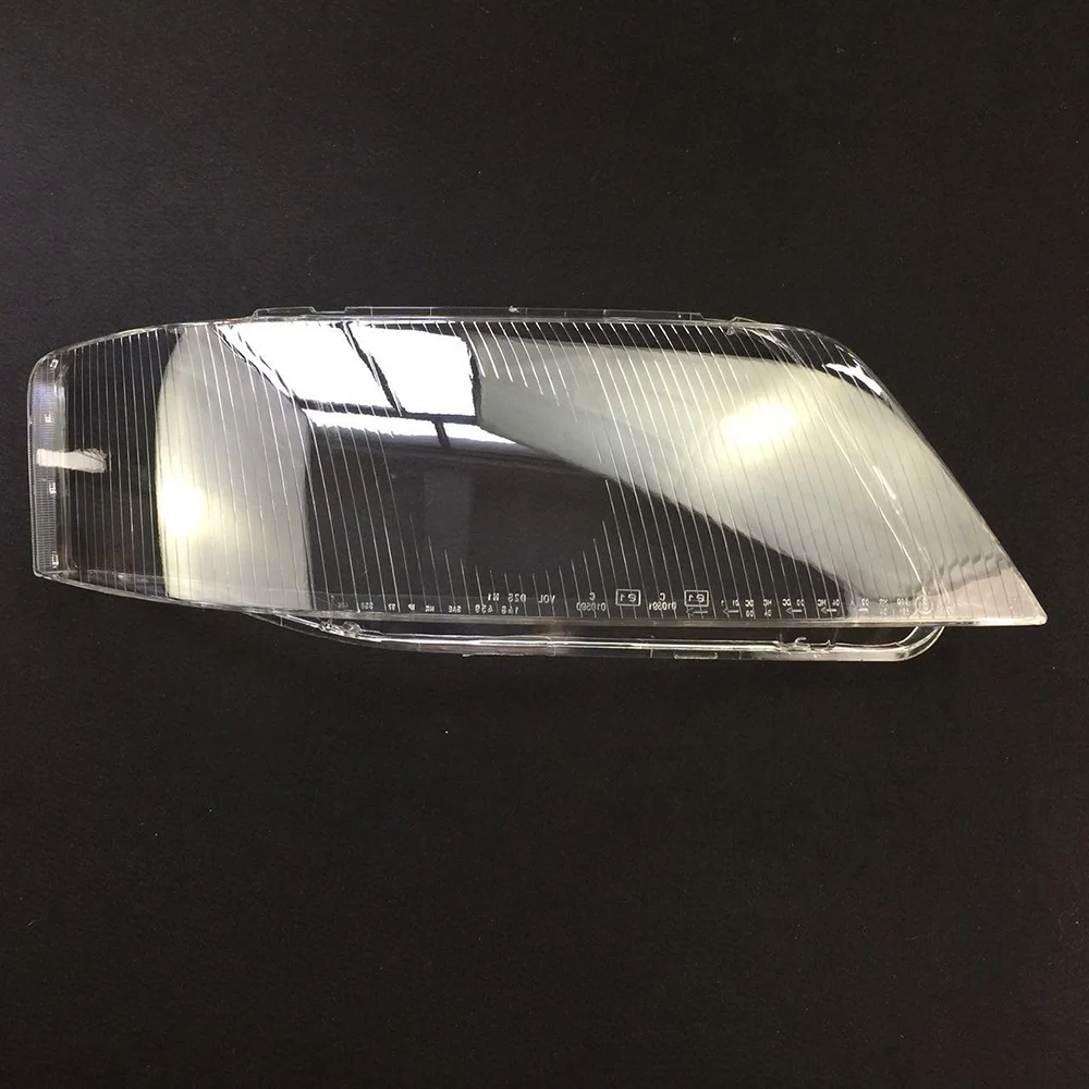 Passenger Sider Для Audi A6 1999 2000 2001 2002 прозрачный автомобильный налобный фонарь с прозрачными линзами, передняя крышка для авто - Цвет: Passenger Sider