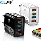 Olaf EUUS Plug USB зарядное устройство Quick Charge 3,0 4,0 для телефона адаптер для планшета Huawei настенное зарядное устройство для мобильного телефона адаптер для быстрой зарядки
