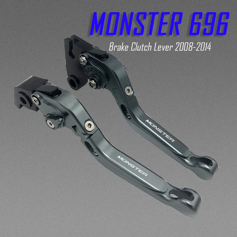

Clutch And Brake Levers For Ducati Monster 696 2008-2014 CNC Aluminum Alloy Adjustable Folding Extendable Motorcycle Accessories