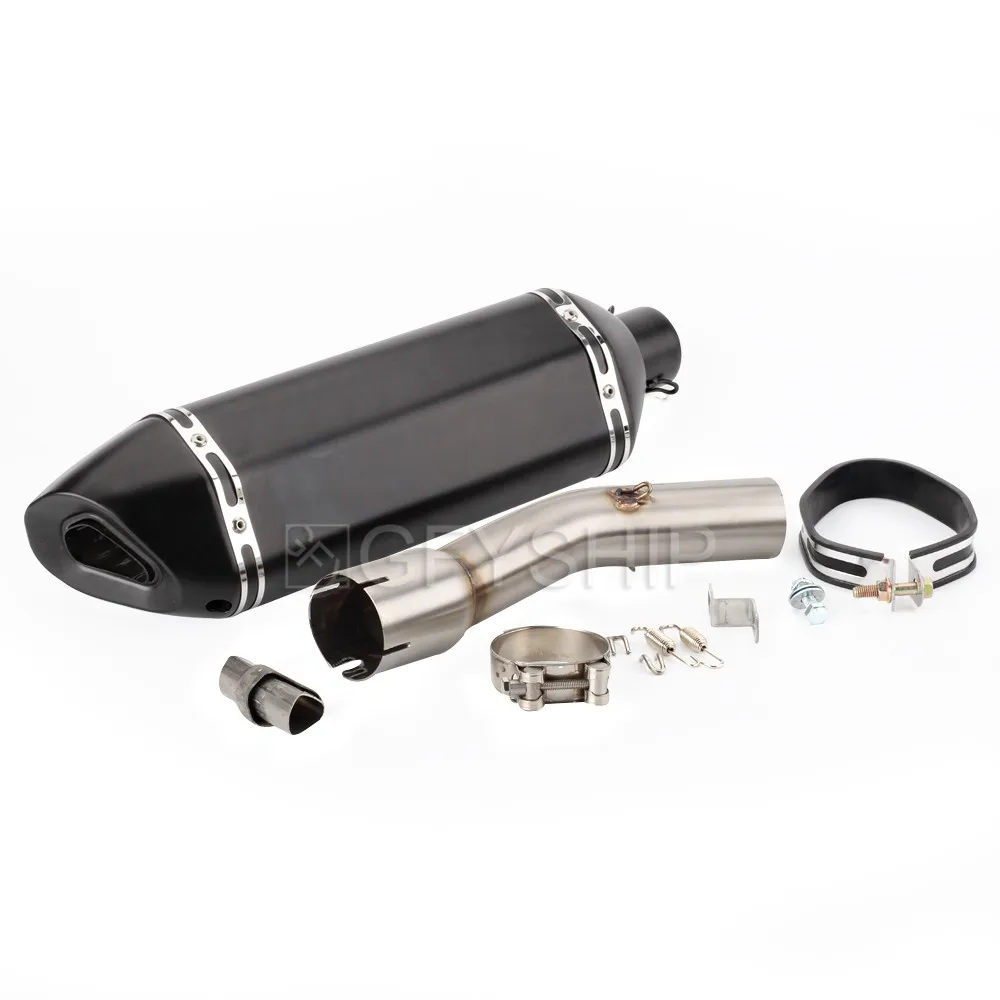9 FZ 1 мотоцикл для Yamaha FZ1 FAZER FZ1 Escape Slip-on мотоцикл Akrapovic глушитель с соединительной трубой полная система - Цвет: 9
