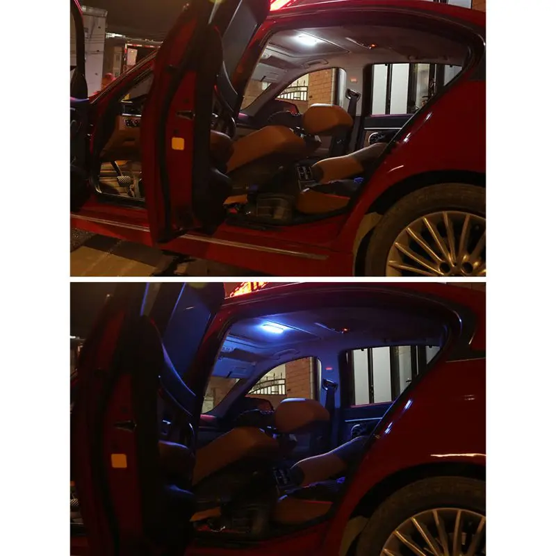 Светодиодный светильник для чтения Универсальный салона автомобиля USB-зарядка