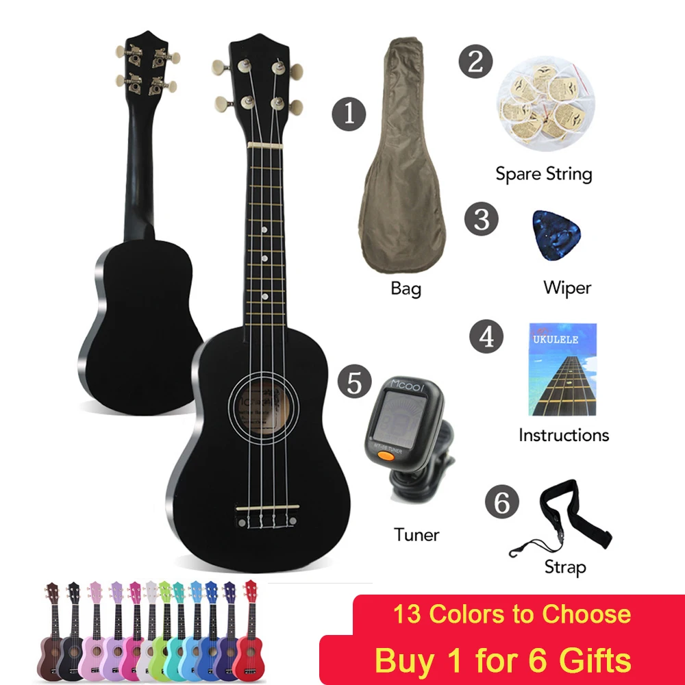 21 &quotминиатюрная гитара укулеле сопрано палисандр Акустическая нейлон 4 строки