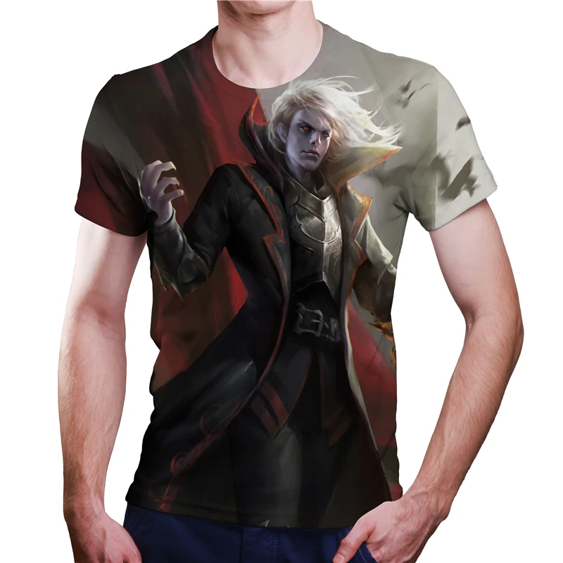 

2021 New Men'S And Women'S Fashion Short-Sleeved Knight Printing 3D t-shirts Summer Casual Top Oversized T-Shirt 110-6XL