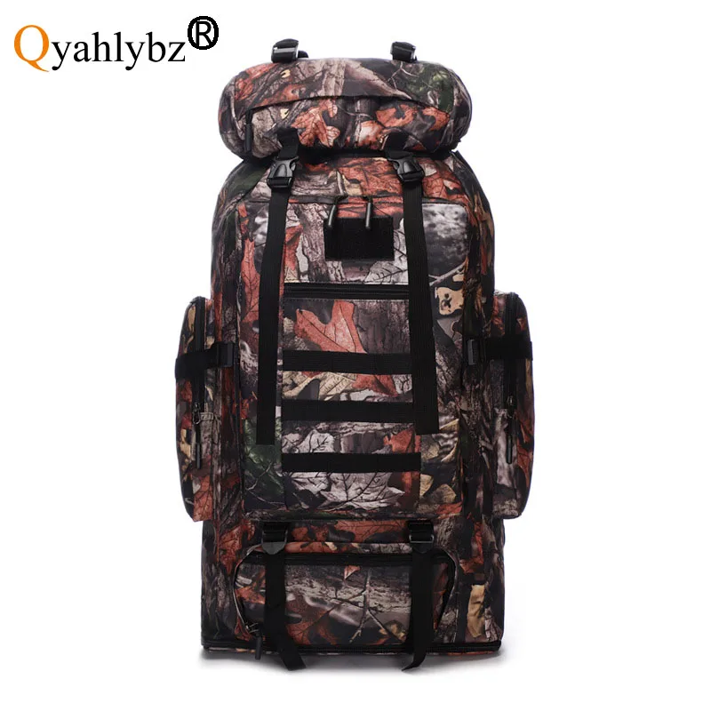 

Qyahlybz men's oxford outdoor backpack army camouflage hiking tactical mountaineering backpacks man camping travel bags