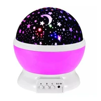 night light led galaxy starry moon star sky projector party kids room lamp gift