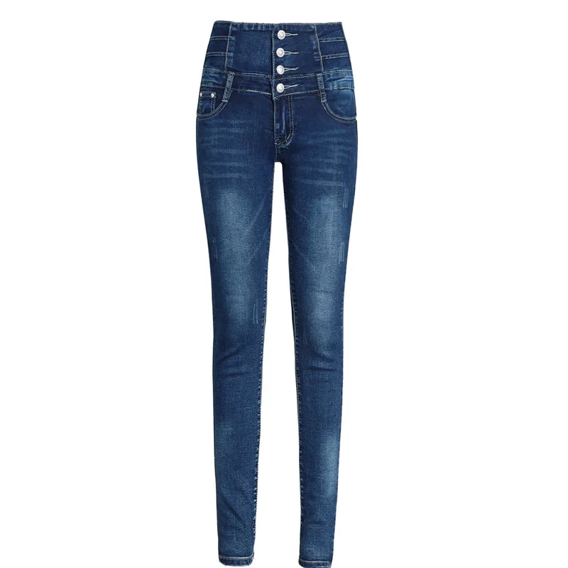 

Womens skinny Jeans High Waist Fashion Slim Denim Long Pencil Pants Woman Jeans Camisa Feminina Lady Fat Trousers plus size 36