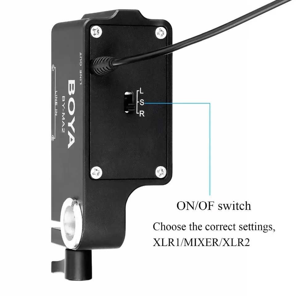 Беспроводная микрофонная система для цифровой зеркальной камеры Canon Nikon Sony