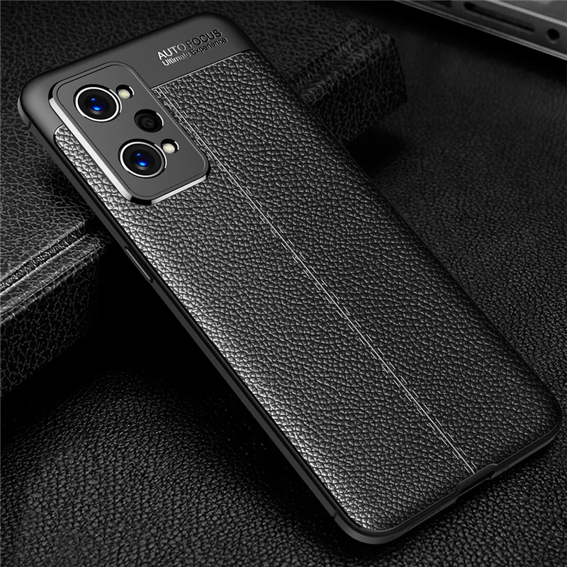 For Realme GT Neo 2 Case Luxury Rubber Leather Soft Ptotective Silicone Case For Realme GT Neo 2 Cover For Realme GT Neo2 Case