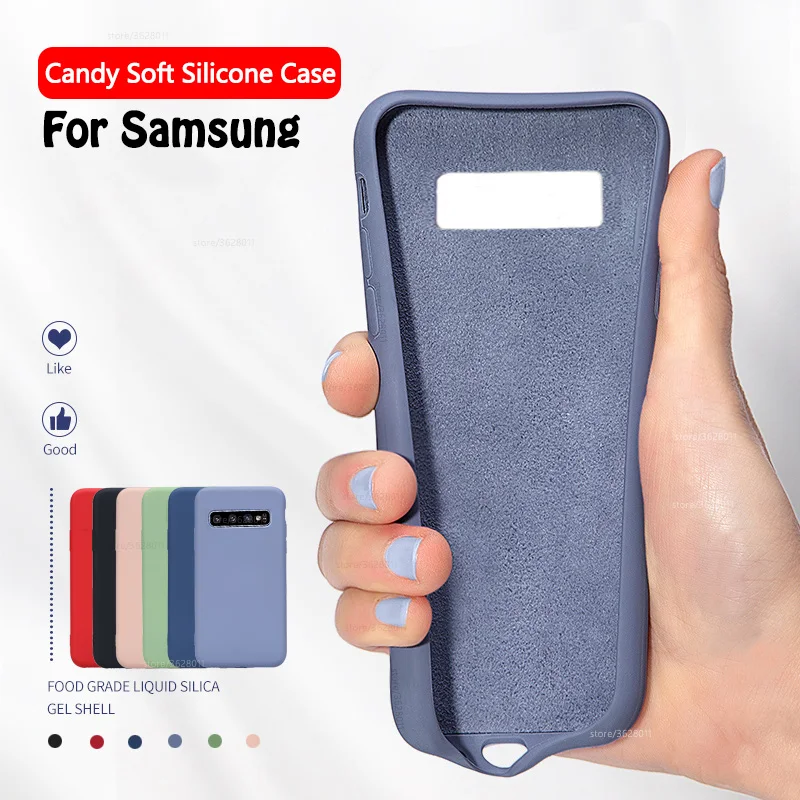 Защитный чехол для Note 10 Samsung Galaxy S10 Note10 Plus S10E зимний Мягкий силиконовый оболочка s