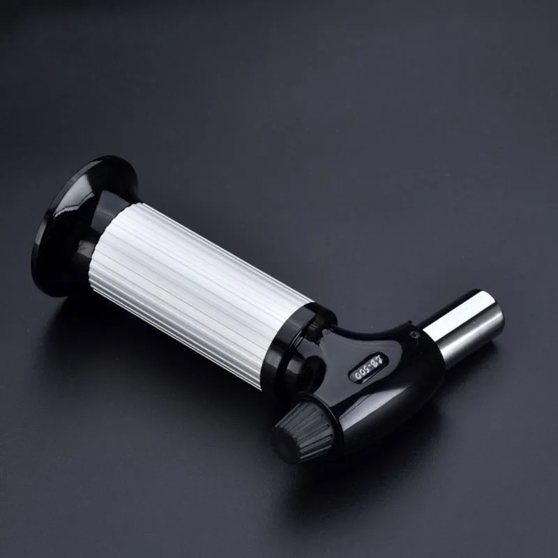 

Spray Gun Personalized Welding Torch Lighter Inflatable Spray Gun Windproof Cigar Igniter Straight Into The Blue Fmale Isqueiro