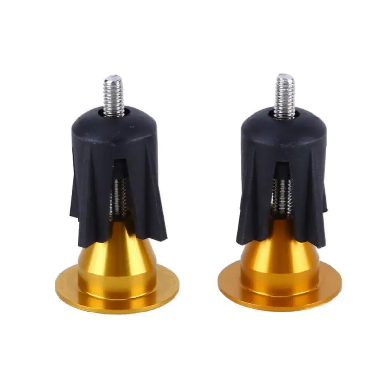 

2PCS Bike Handlebar Plugs Bicycle Grips Caps Covers Aluminum Alloy Bike Handlebar End Plugs MTB Bike Bicycle Parts Accessories