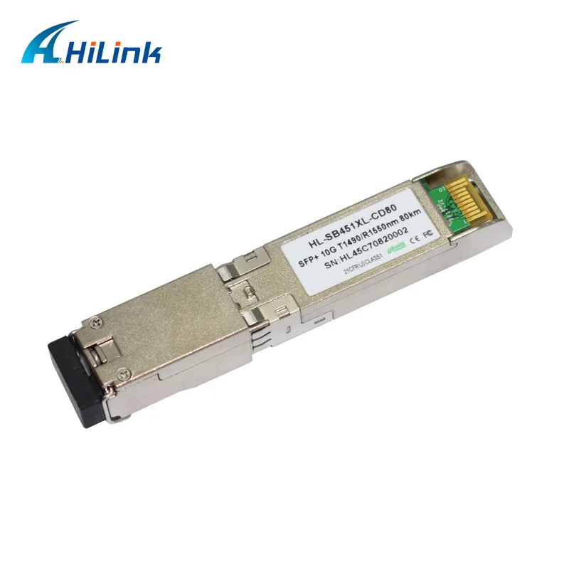 Одна сторона: tx1490 нм/rx1550 нм HL SFP 10G BXU 80KM 80 км BIDI + модули LC|side| |