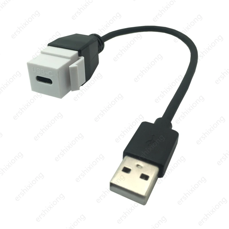 Розетка-переходник с USB 2 0 на 3 1 Type C | Электроника