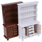 1 шт. 112 кукольный домик миниатюрная мебель многофункциональный мини-шкаф для спальни деревянный шкаф книжный шкаф книжная полка для ролевых игр