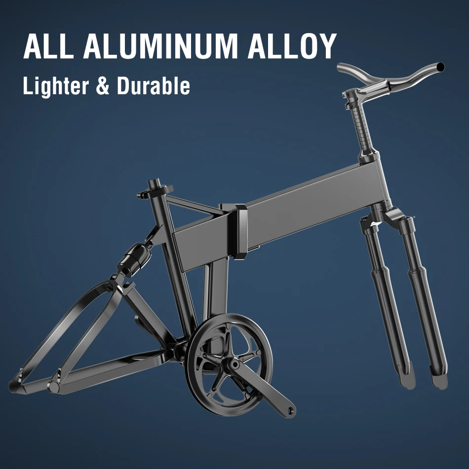 Электрический велосипед Janobike складной с двойным гидравлическим тормозом