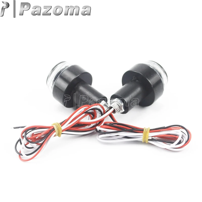 2 шт. универсальные Светодиодные поворотники на руль мотоцикла 22 мм | Автомобили и