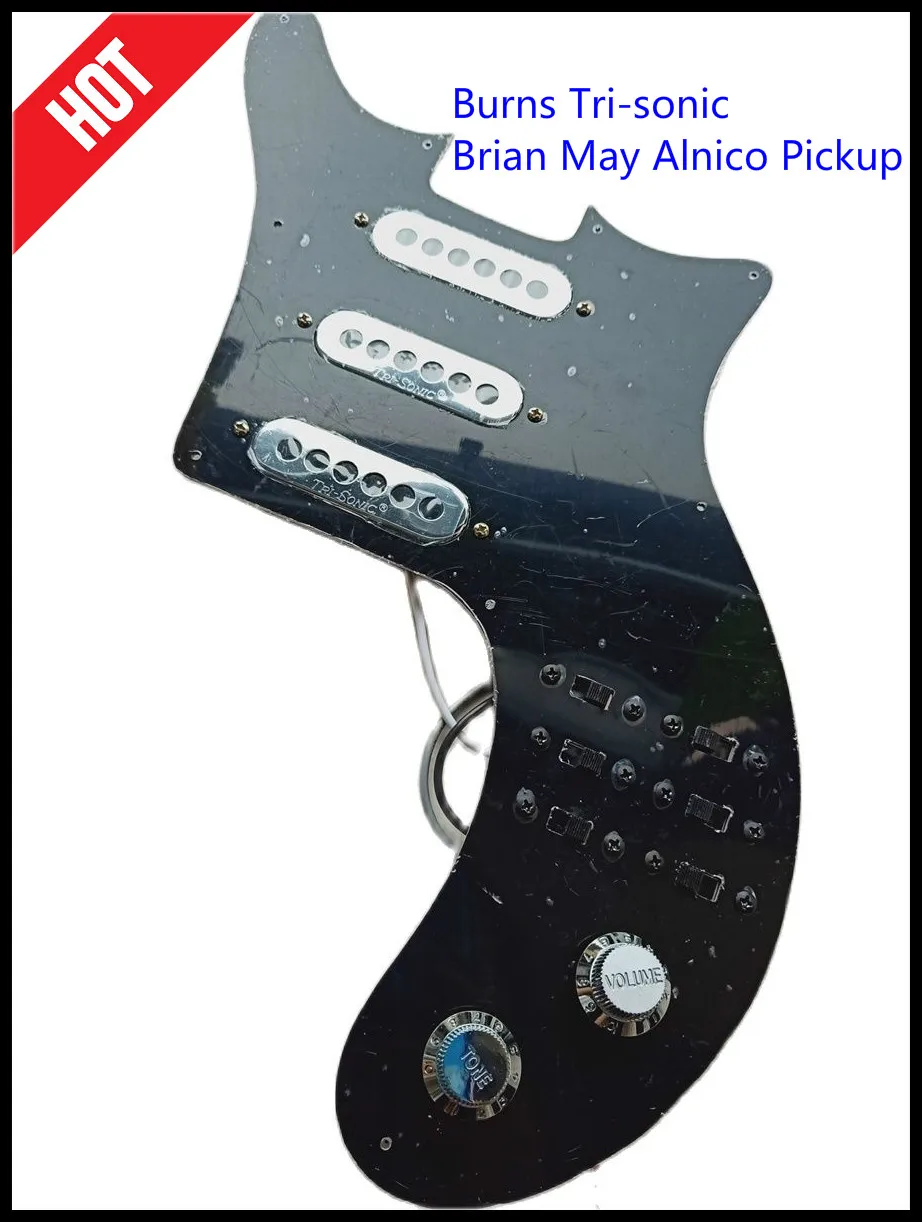 

Предварительно Проводная накладка на гитару Pickguard, Подлинная, три звуковых, одинарная, для Брайана Мэй, специальная Накладка для сварки гитары