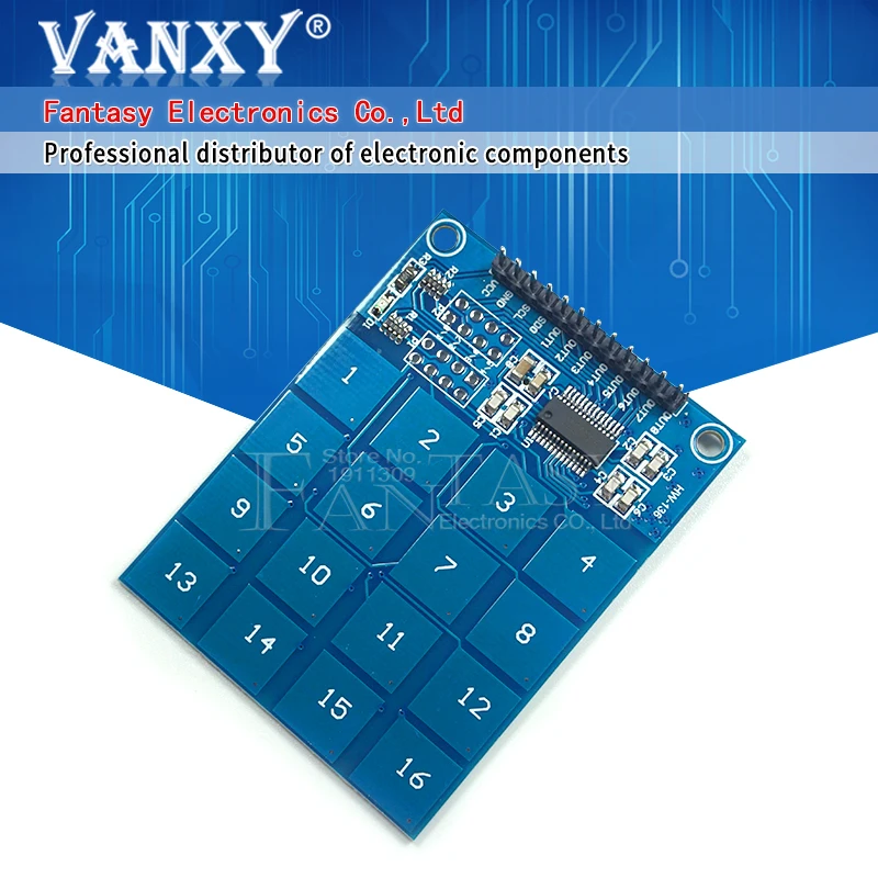 Емкостный сенсорный переключатель плата модуля цифрового датчика 16 способов