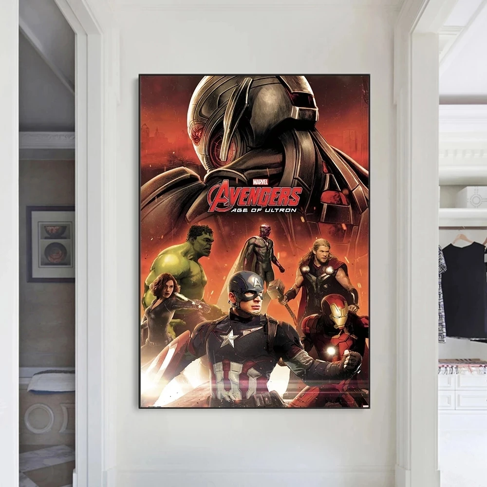 

Canvas Modern Avengers Superhero Figure Captain America Picture Home Decor Painting Wall Art Print Marvel Movie Modular Poster