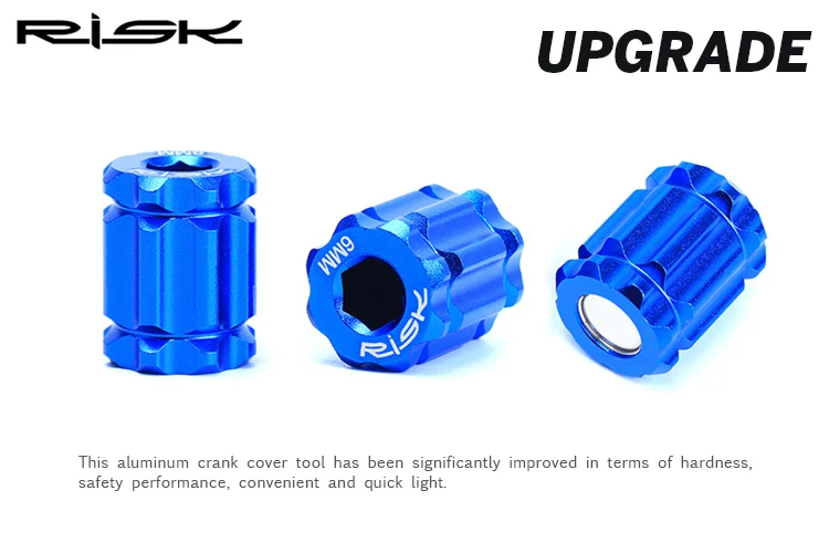 Risk Bicycle Crank Installation Tool for Remove&Install Crank Arm Adjustment Cap for Shimano HollowTech for XT Bike Repair Tools