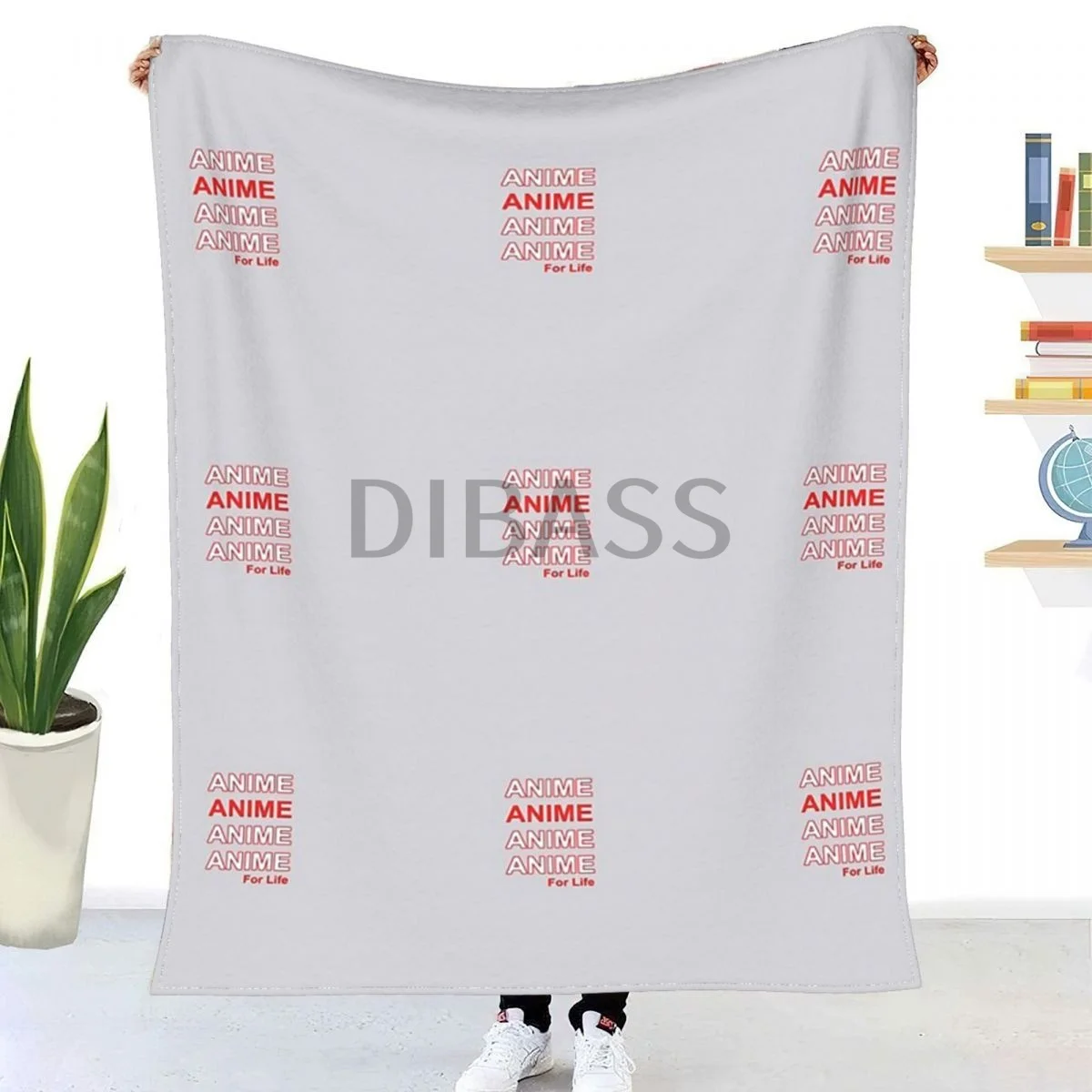

Anime For Life Throw Blanket 3D Printed Flannel Throw Blankets